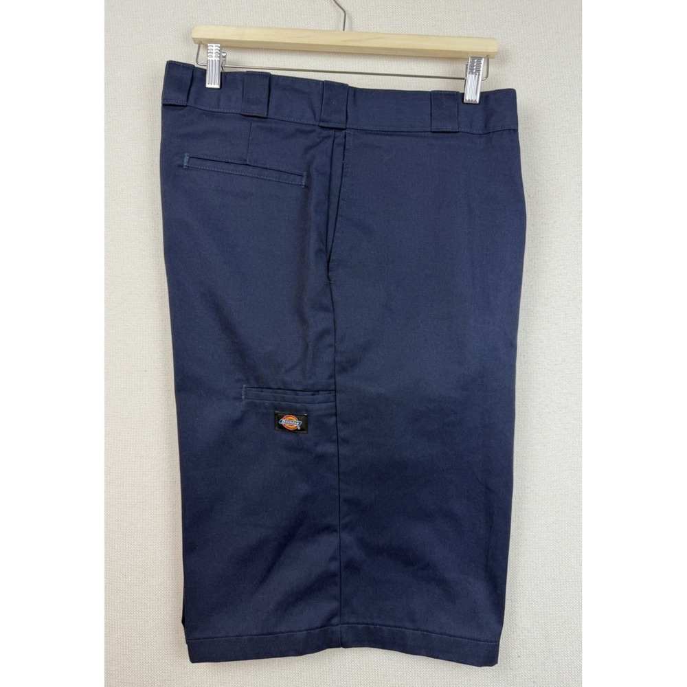 Dickies Men's Relaxed Fit Work Short Blue 12.5" Inseam Size 48 Wrinkle Resistant